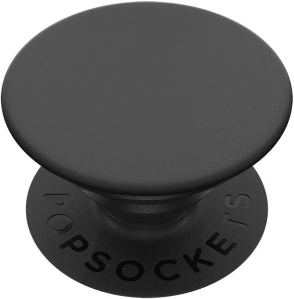 PopSockets black adhesive phone grip and smartphone holder