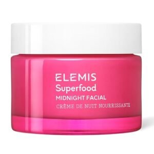 ELEMIS Superfood Midnight Facial overnight hydrating face moisturizer with Camu Camu
