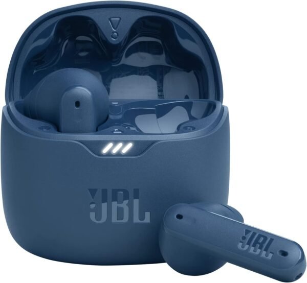 JBL Tune Flex true wireless noise cancelling earbuds in blue small size
