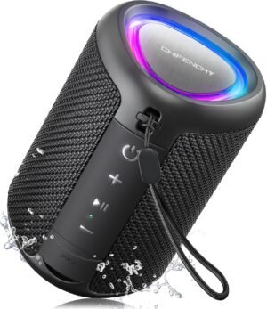 Portable Bluetooth Speaker – IPX5 Waterproof Wireless Speaker for Beach, Outdoor & Travel