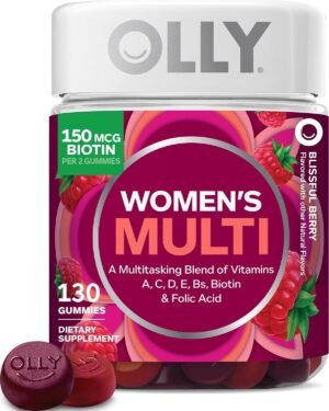 OLLY Women's Multivitamin with Biotin 130 Count