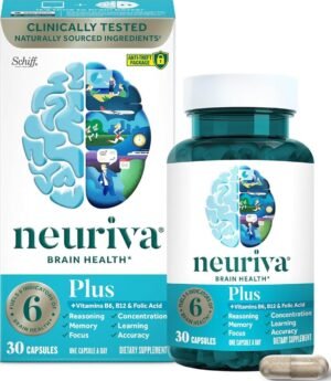 NEURIVA Plus Brain Supplement for Memory & Focus