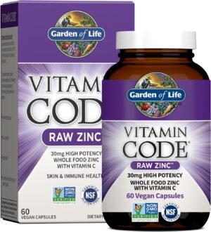 Garden of Life Vitamin Code Raw Zinc 30mg